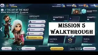 Grandmaster mission 5 AC Rebellion The Art of the Heist Assassin's Creed Rebellion Helix Rift Event