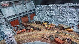 How to make realistic post apocalyptic diorama Yamantau Metro Exodus 1/87 HO