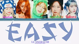 LE SSERAFIM - "EASY" Romanization Lyrics