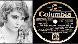 78 RPM – Jack Payne & His BBC Dance Orchestra – The Love Parade - Part 2 (1930)