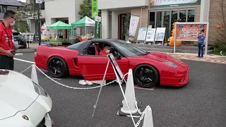 NSXいい音出してます。マフラー音