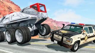 Crazy Police Chases #128 - BeamNG Drive Crashes | CrashBoomPunk