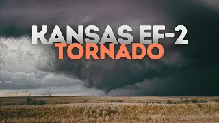 BEAUTIFUL Kansas Tornado - March 13th, 2024 Storm Chase