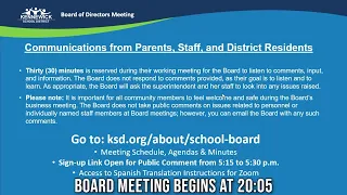 School Board Meeting - Oct. 12, 2022