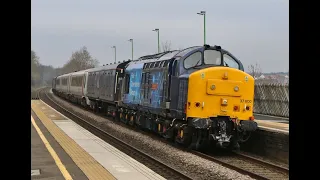 Freight trains and more at Tamworth on 7th March 2024