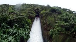 Hiking White Road Waterslide (waimea hawaii)