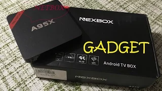 NEXBOX A95X - TV BOX  на Android 6, распаковка и подробный обзор