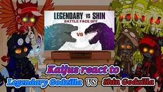 // Kaijus react to Legendary Godzilla vs Shin Godzilla // By Goji Center //