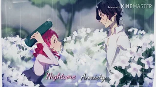 Nightcore - Anxiety (Switching Vocals)