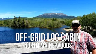 North Maine Woods Log Cabin For Sale | ME Real Estate