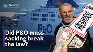 P&O Ferries: Protests as government warns of ‘ramifications’ over sackings