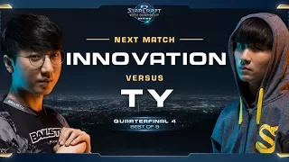 INnoVation vs TY TvT – Quarterfinal 4 – WCS Global Finals 2017 – StarCraft II