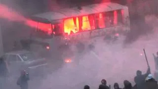 Revolution in Ukraine. Euromaidan. Революція в Україні. Євромайдан. (19.01.2014) Коктейлі Молотова