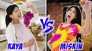 IBU HAMIL KAYA VS HAMIL MISKIN Part 1, MAKAN MAHAL VS MURAH ! Drama Parodi Lucu | CnX Adventurers