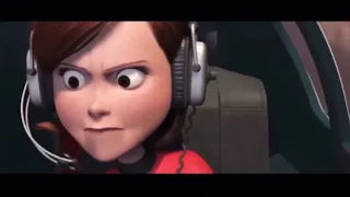 The incredibles plane Scene (Spanish)￼