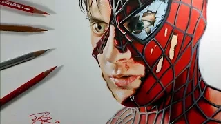 Drawing Spiderman - 3D Art - Marvel