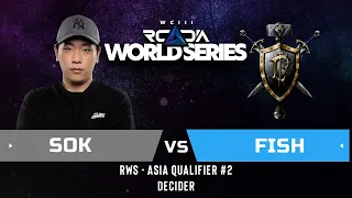 WC3 - RWS Asia Qualifier #2 - Decider: [RDM] Sok vs. Fish [HU]