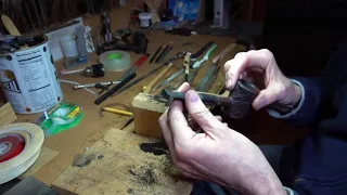 Replacing a High Grade Pipe Stem PART 9 -- Hand tool shaping B