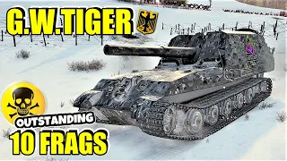 WoT G.W.Tiger Gameplay ♦ Clinical 10 Frags ♦ SPG Arty Review