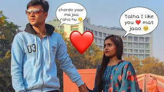 Loyalty test on my friend ❤️girlfriend (Gone extremely emotional ) #flirty_boy_talha