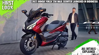 2023 Honda Forza 250 Sport Scooter Launched In Indonesia - Price From Rp. 90,330,000 - India Soon