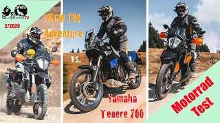 Reiseenduro-Vergleich | Yamaha Tenere 700 vs. KTM 790 Adventure R | KTM 790 Adventure S