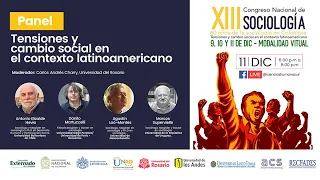 Panel: Tensiones y cambio social en el contexto latinoamericano #XIIICNS2020