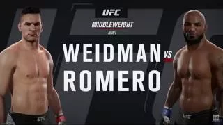 EA Sports UFC 2 - Chris Weidman vs. Yoel Romero UFC 205