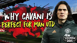 Why Edinson Cavani is Solskjaer’s Perfect Number Nine For Manchester United | Tactics Explained