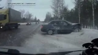 17 02 14 Подборка ДТП Февраль 2014 Crash Car Compilation February 2014 vol 11