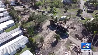 FEMA begins lengthy process of delivering trailers to Hurricane Ian victims