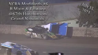 NCRA Modifieds #6, B Main & Feature, Hutch Nationals, 07/15/23