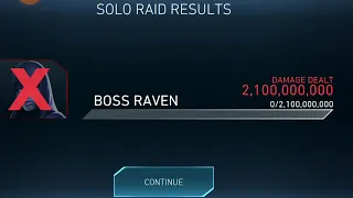 Injustice 2 Mobile advent of Caos H7 Boss Raven oneshot