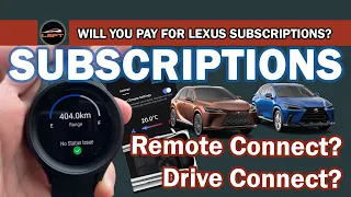Will you be paying for Lexus Interface/Link Subscription Services?