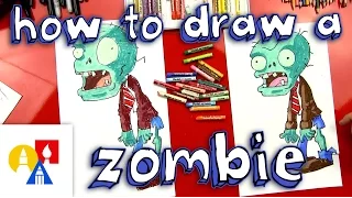 How To Draw A Zombie (Plants vs Zombies)