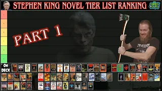 Stephen King Novel Tier List Ranking - Part 1 - The Horror Show - Hail To Stephen King EP216