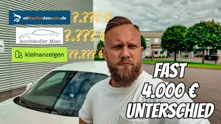 Wir VERKAUFEN mein Auto - Der große TEST | Wer zahlt am meisten?