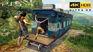 This Uncharted Train Chase at 60fps is EPIC.