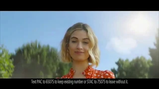 Lily James: Sky Mobile advertising