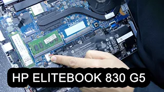 Replacing Battery on HP EliteBook 830 G5 Disassembly