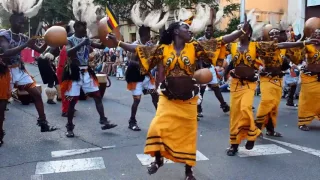 Desfile final del Festival Folklórico de los Pirineos. Jaca 6 de agosto de 2017