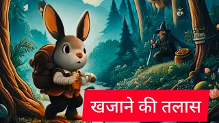 एक जंगल में एक खरगोस रहता था [#story #animated #kahani #aianimation #trending #stores ]