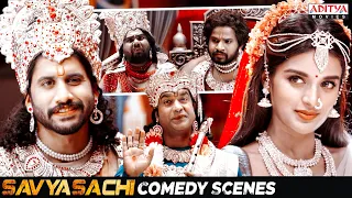 "Savyasachi" Movie Comedy Scenes | Naga Chaitanya | Madhavan | Nidhhi Agerwal | Aditya Movies