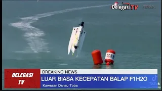 Seperti Inilah nanti  kecepatan balap F1H20 di danau Toba-Sampai Terbang Terbang