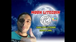 MoonLiteCoin Faucet | Claim FREE Litecoin Every 5 Minutes