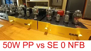 300B SE zero NFB vs 6C33C B PP pp sound comparison ; GX-2300A vs GX-2800 FLUXION TUBE AMPLIFIERS