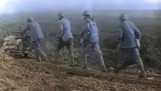 WWI Footage // Colorized & HD Restoration - Scenes from Verdun, 1916