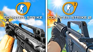 Counter-Strike 2 vs. Counter-Strike 1.6 - Weapons Comparison