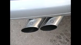 exhaust sound w210 e270 cdi straight pipe