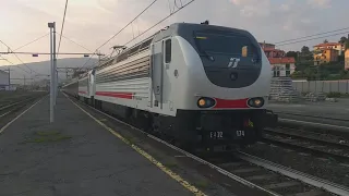 Treno Intercity notte doppia e402b 174 + 175,Riva Trigoso,trains hunter,trainspotting,railways